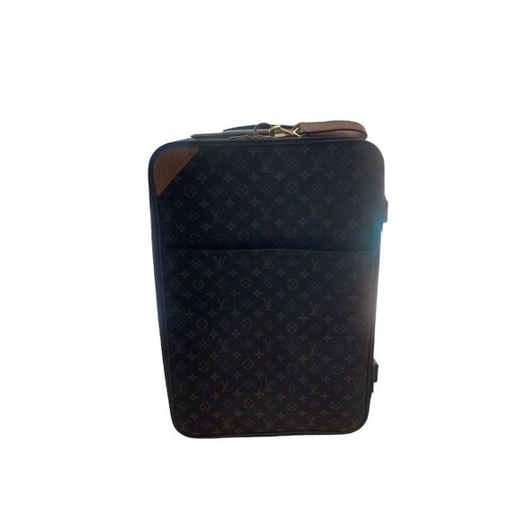 Louis Vuitton Monogram Pegase 50 Rolling Suitcase 22" Brown Canvas Unisex - Picture 7 of 7